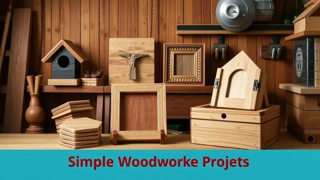 Creating simple woodworking projects