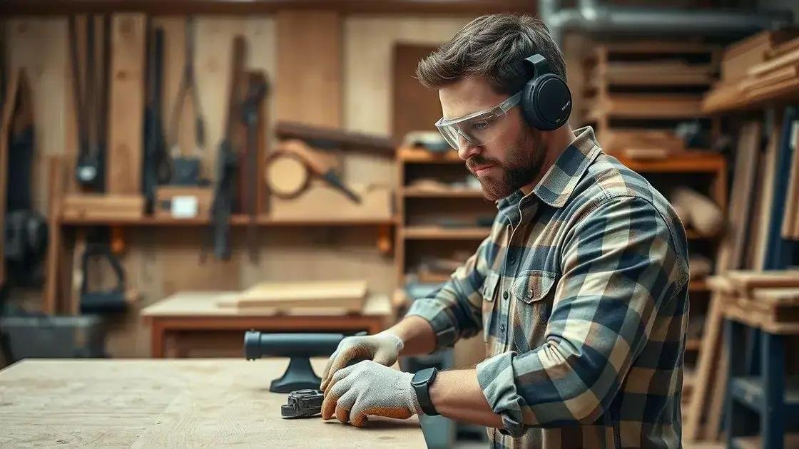 Safety tips for woodworking at home