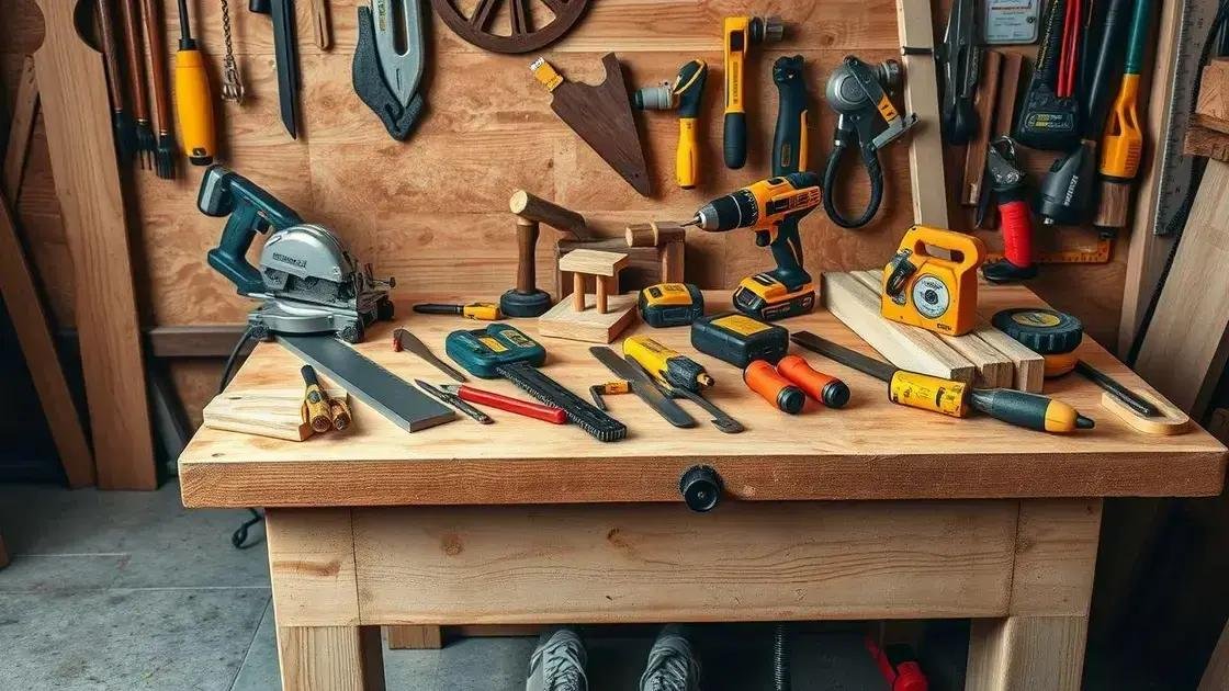 Essential tools for woodworking Essential tools for woodworking