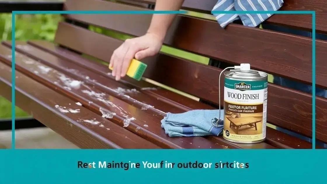 Tips for maintaining your bench