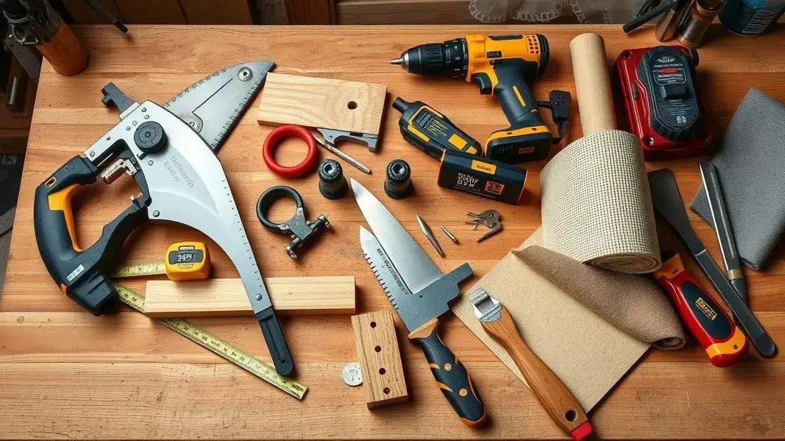 Essential tools for weekend projects