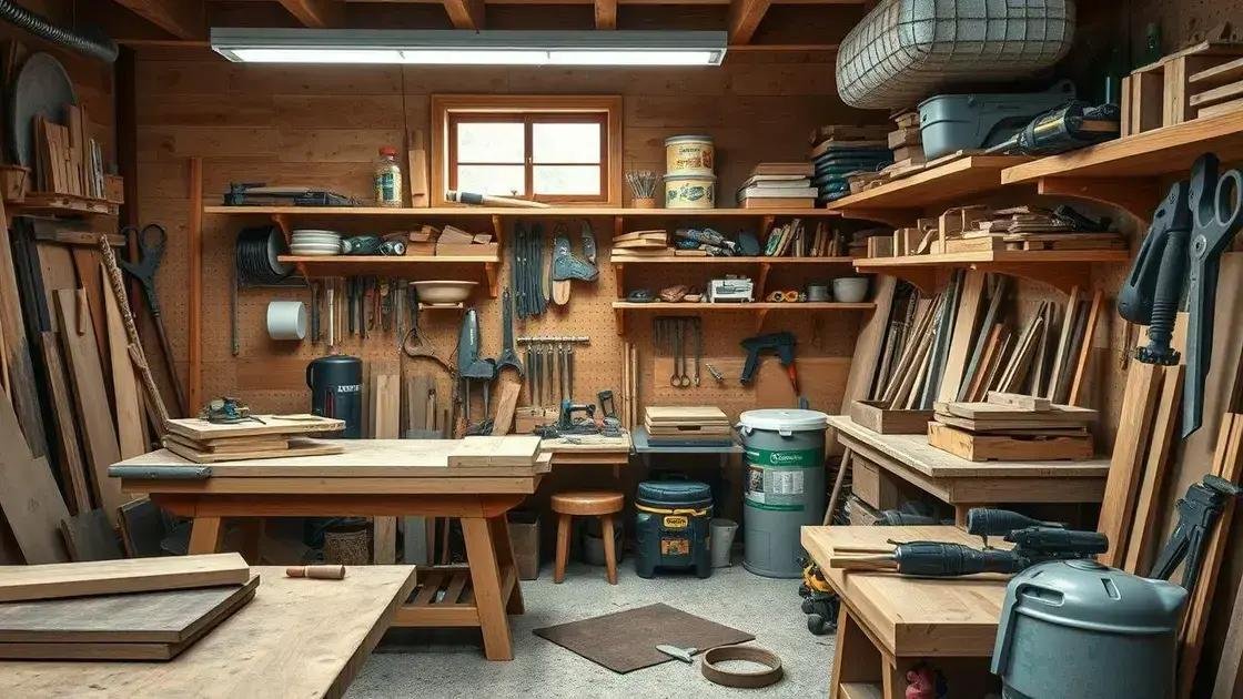 How to organize a small woodworking workshop for maximum efficiency
