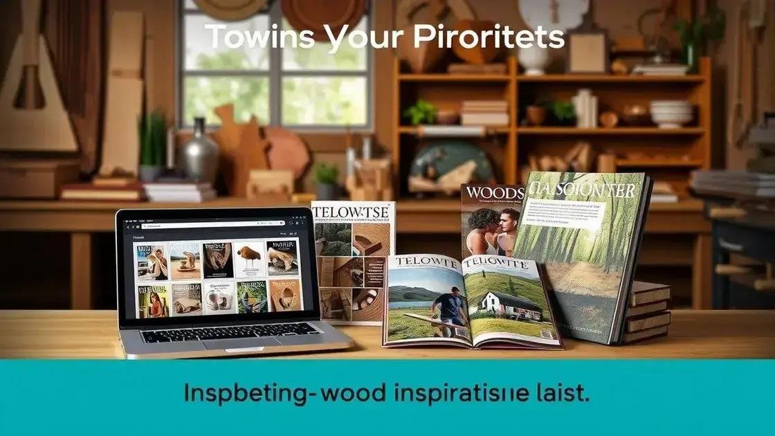 Inspiration sources for wood project ideas