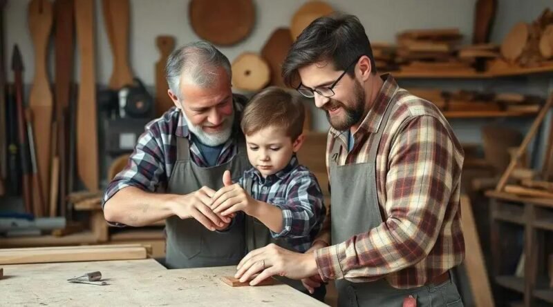 Woodworking projects for fathers and sons to build together and bond