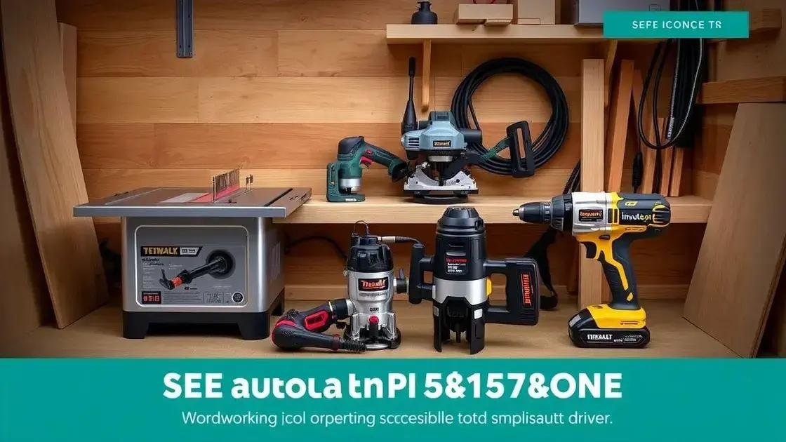 Top power tools for efficiency in small spaces