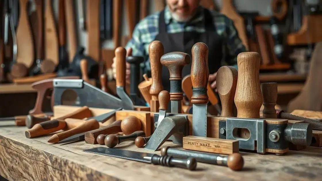 How to choose the right hand tools for woodworking