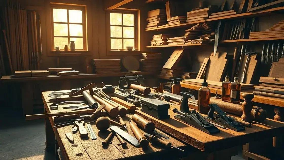 Tips for maintaining your woodworking tools