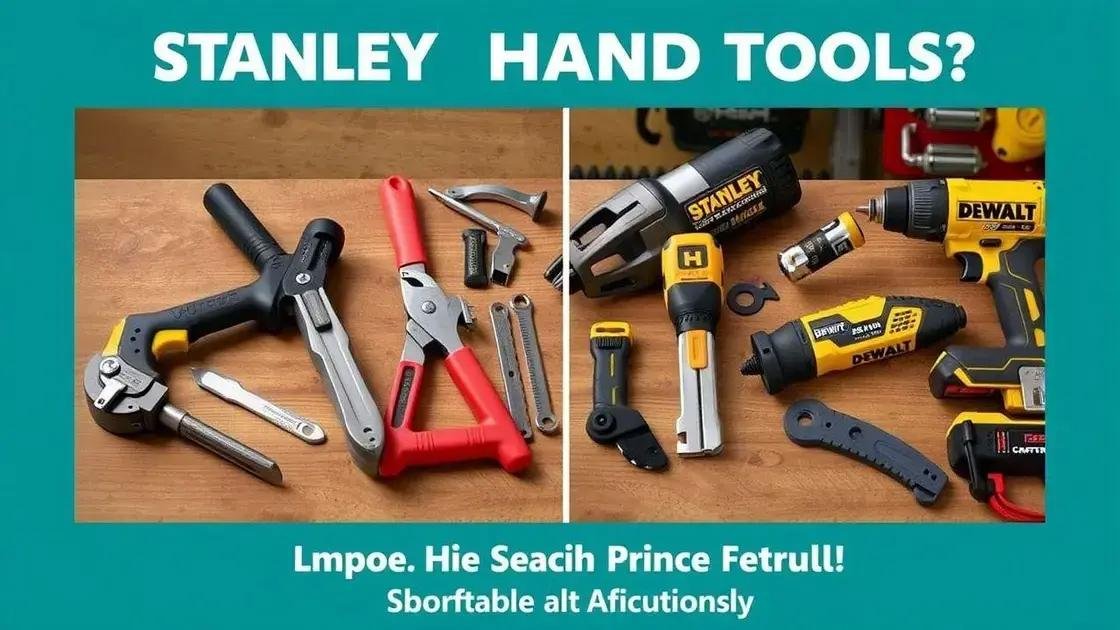 Comparing brands: best value tools for hobbyists