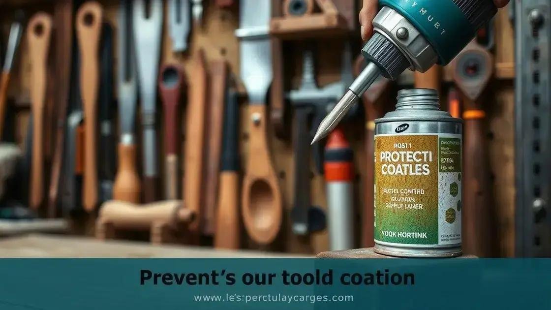 Protecting your tools from rust and corrosion Protecting your tools from rust and corrosion