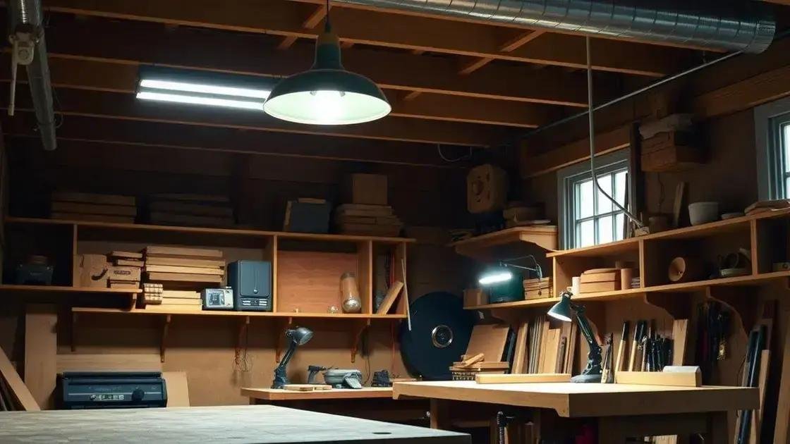 Lighting considerations for your workshop Lighting considerations for your workshop