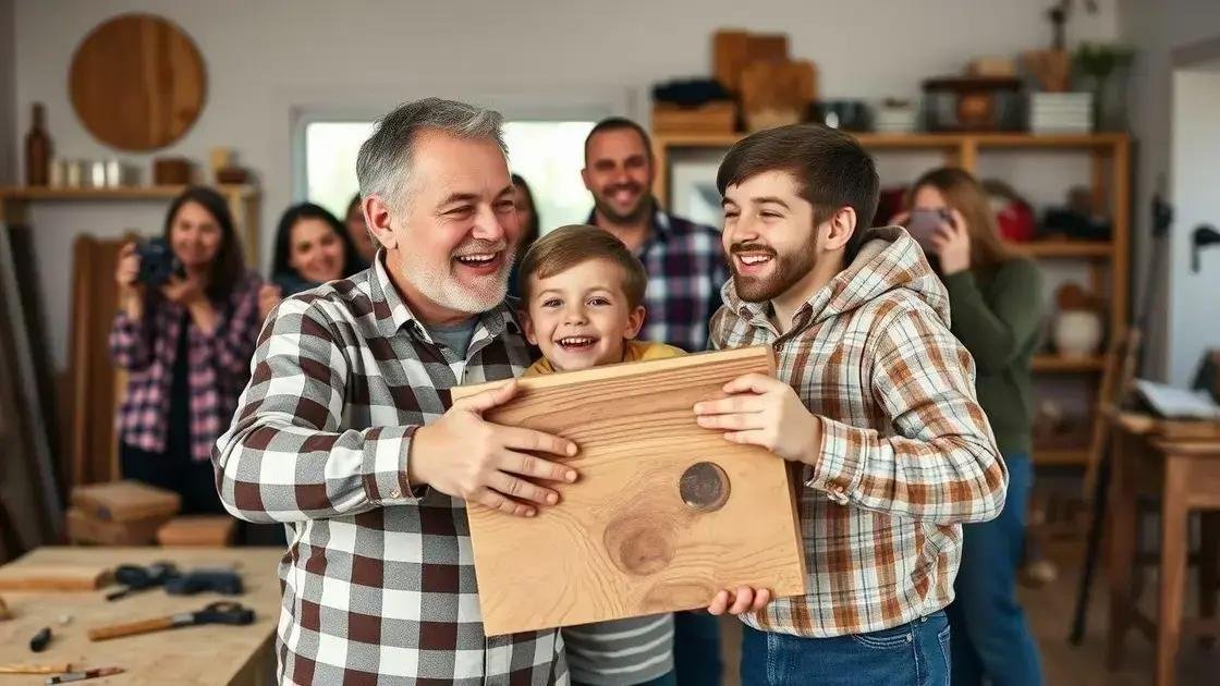 Celebrating your finished projects together