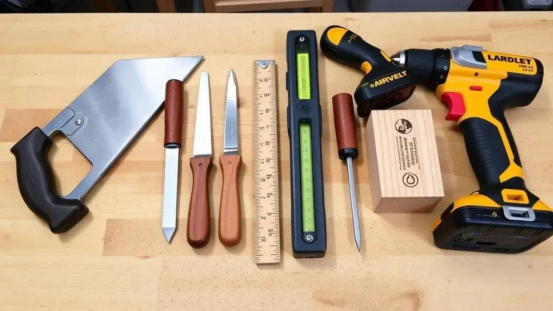 Essential woodworking tools for beginners Essential woodworking tools for beginners