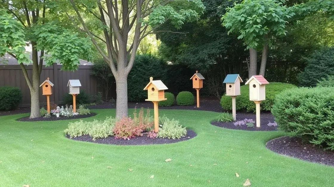 Tips for placing birdhouses in your yard Tips for placing birdhouses in your yard