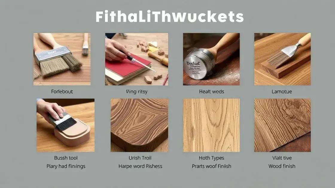 Finishing techniques to protect your work