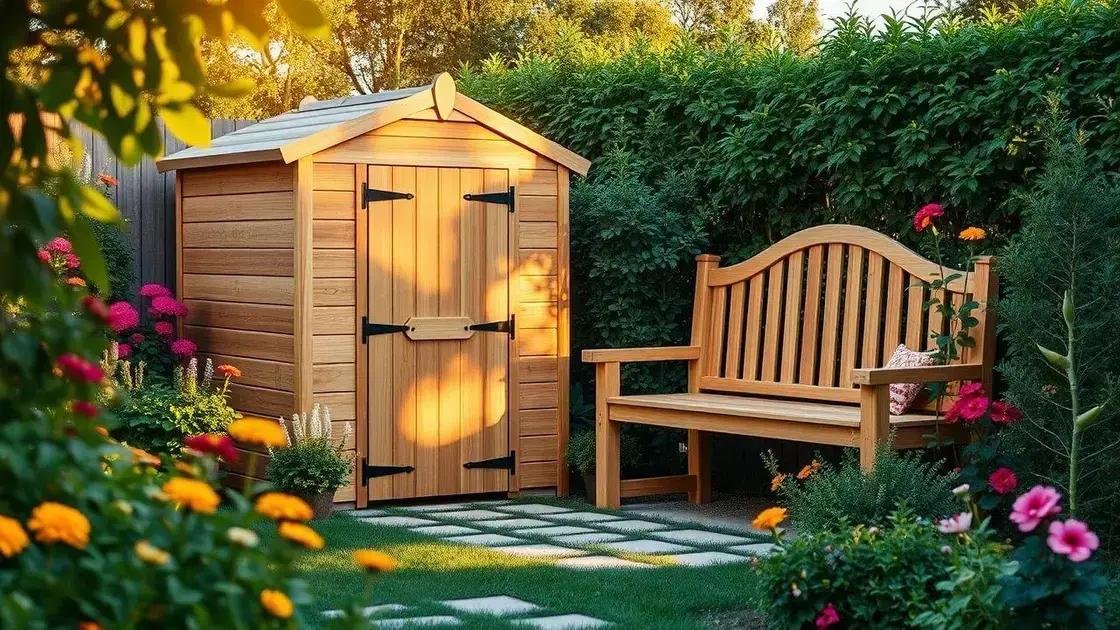 DIY outdoor storage solutions