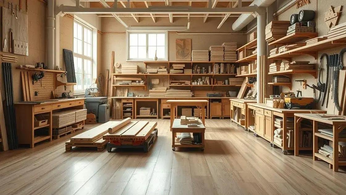Space planning: maximizing your woodshop efficiency