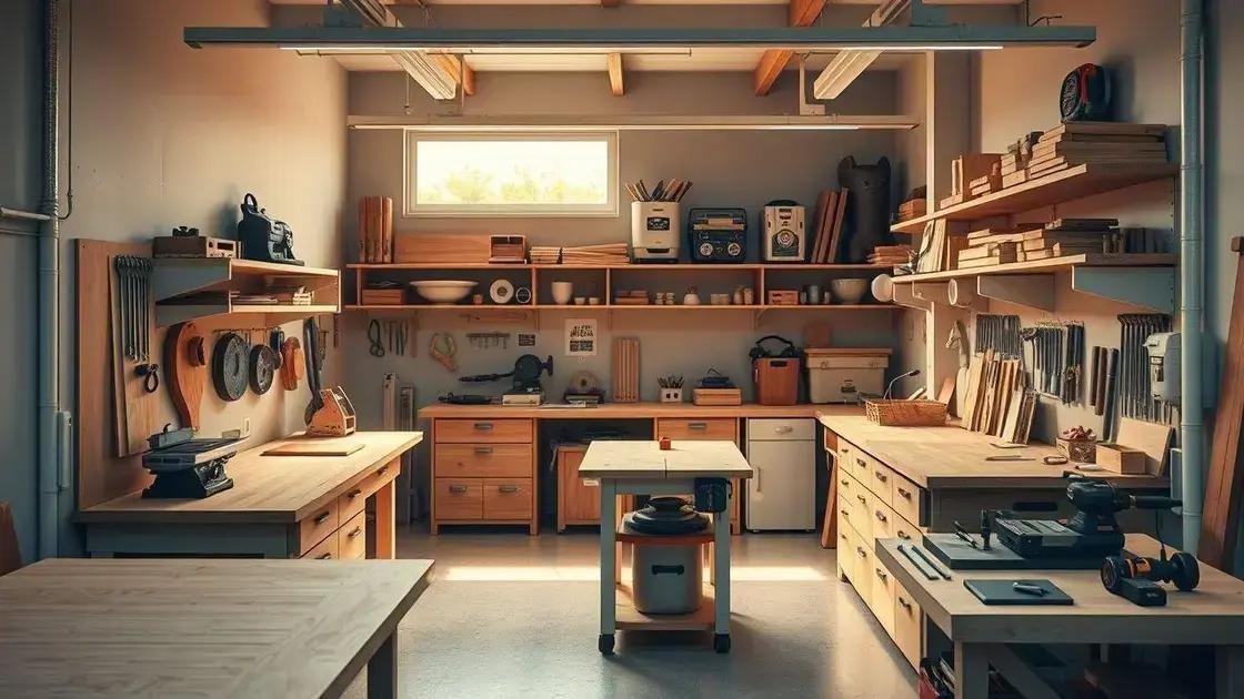 Small woodworking shop layout ideas that will maximize your space